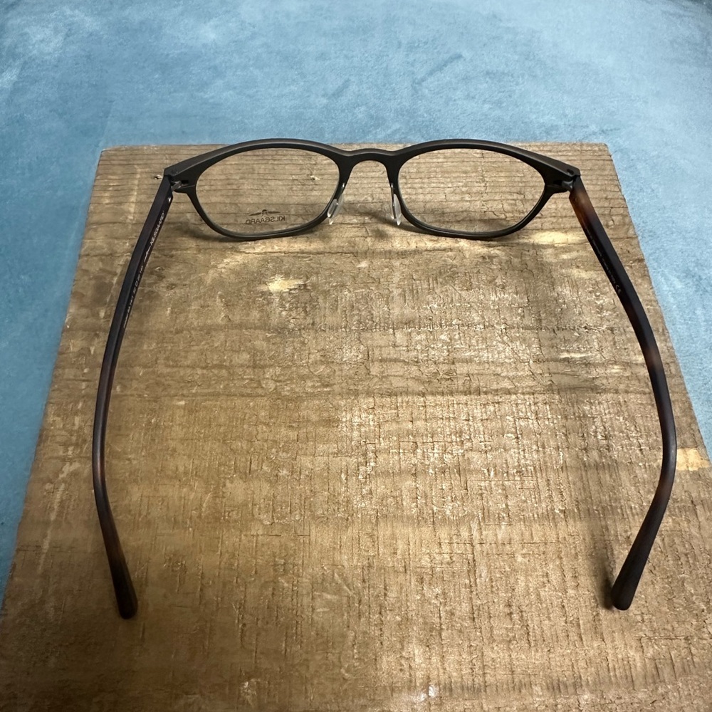 Brand New Kilsgaard Dark Brown Tortoise Lightweight Eyeglasses Unisex - Picture 3 of 7